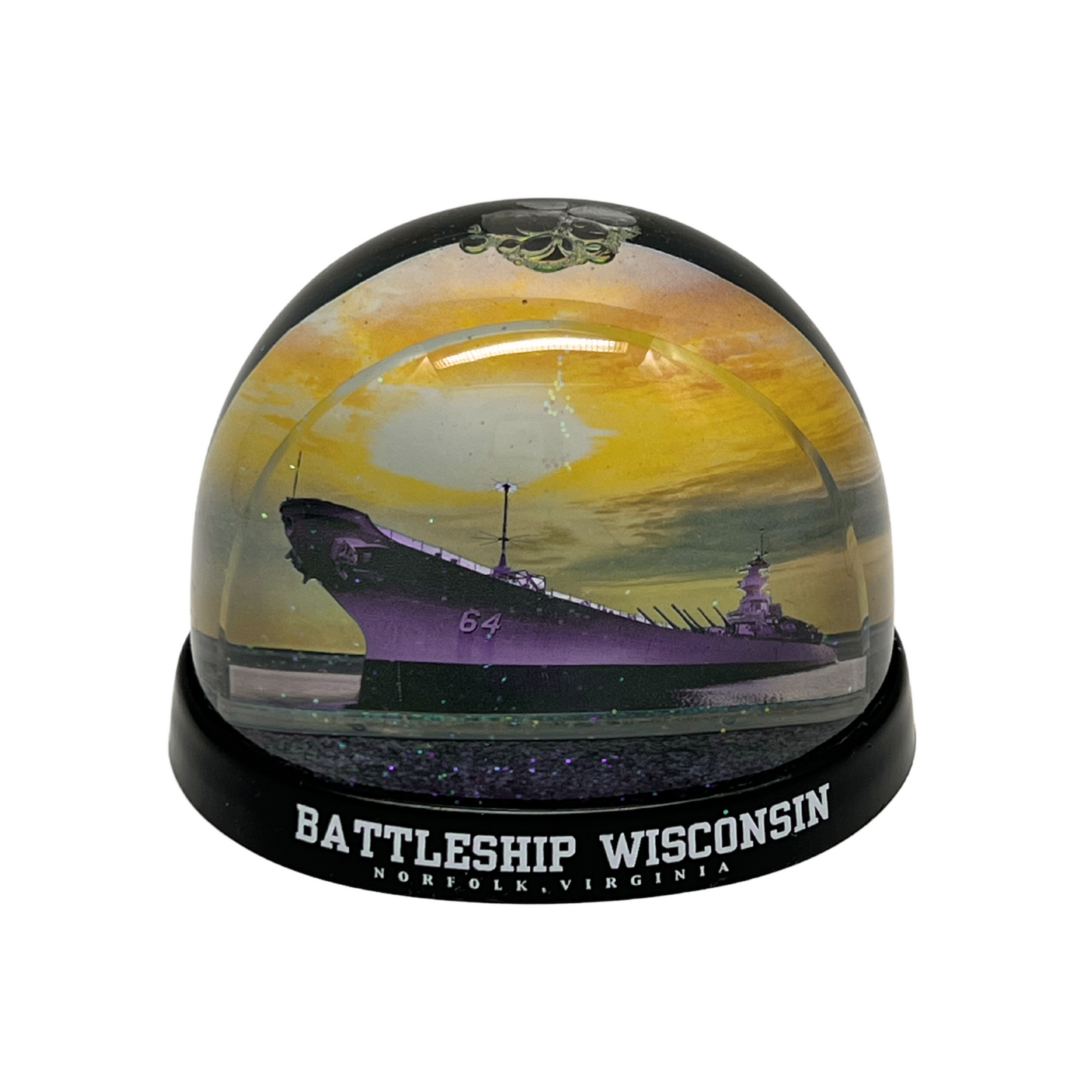 USS WI Snow Globe