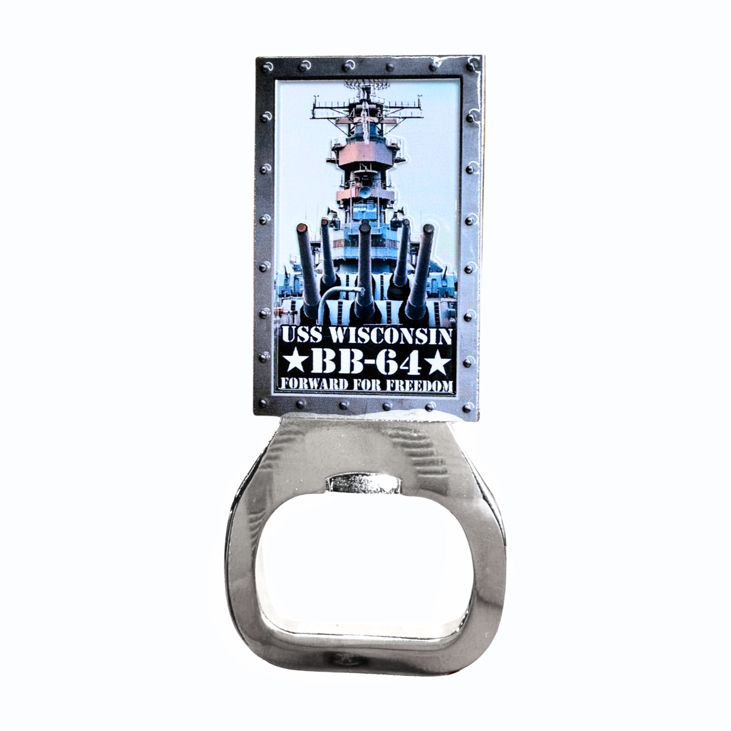 Rivet Frame Bottle Opener