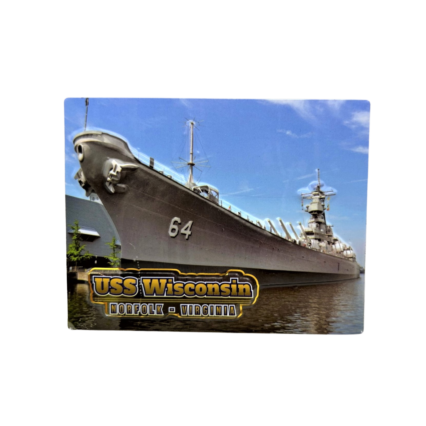 USS WI Popup Magnet