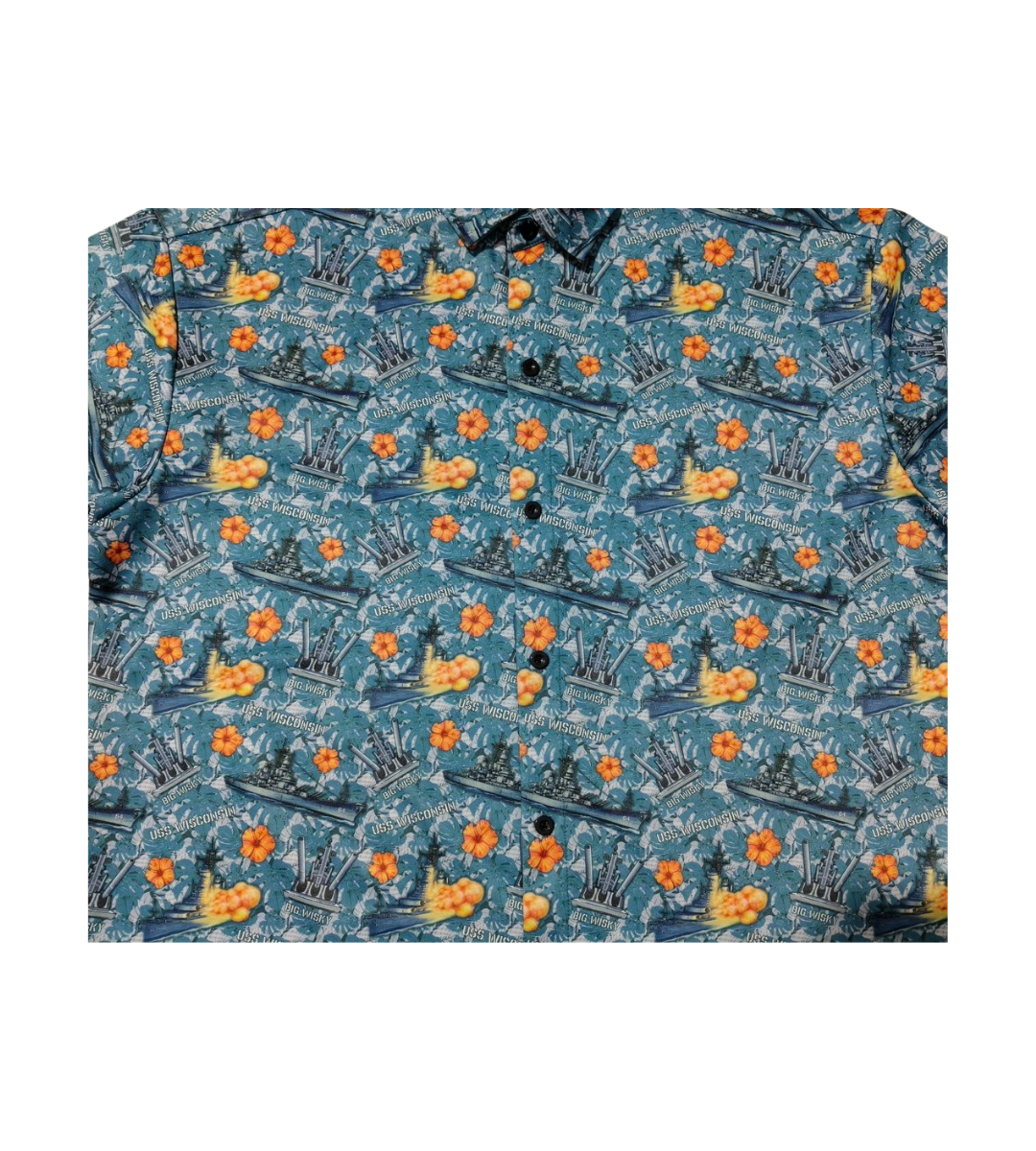 PRE-ORDER: Battleship Wisconsin Tropical Shirt
