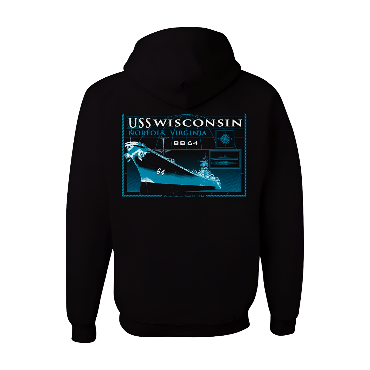 USS WI Blueprint Hoodie