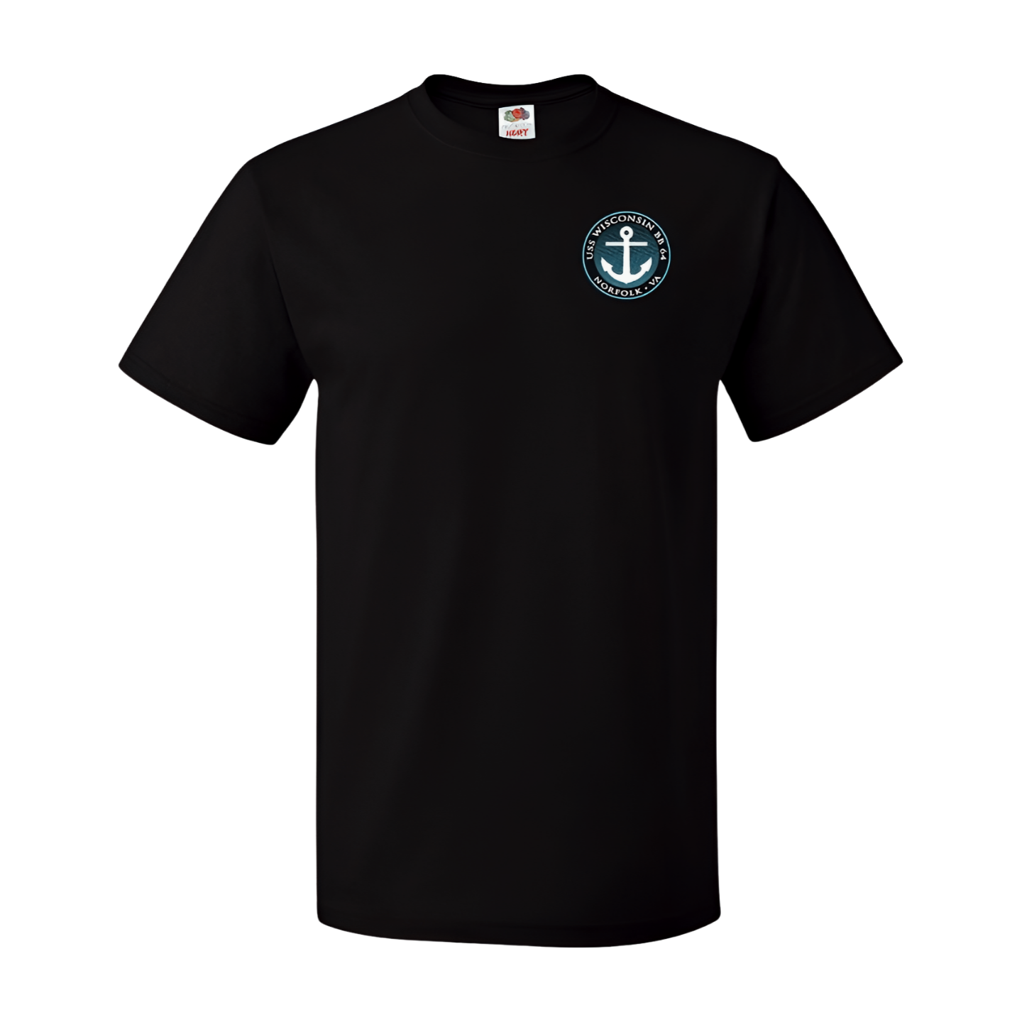 Blueprint T-Shirt USS WI