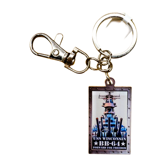 Battleship Keychain Acrylic