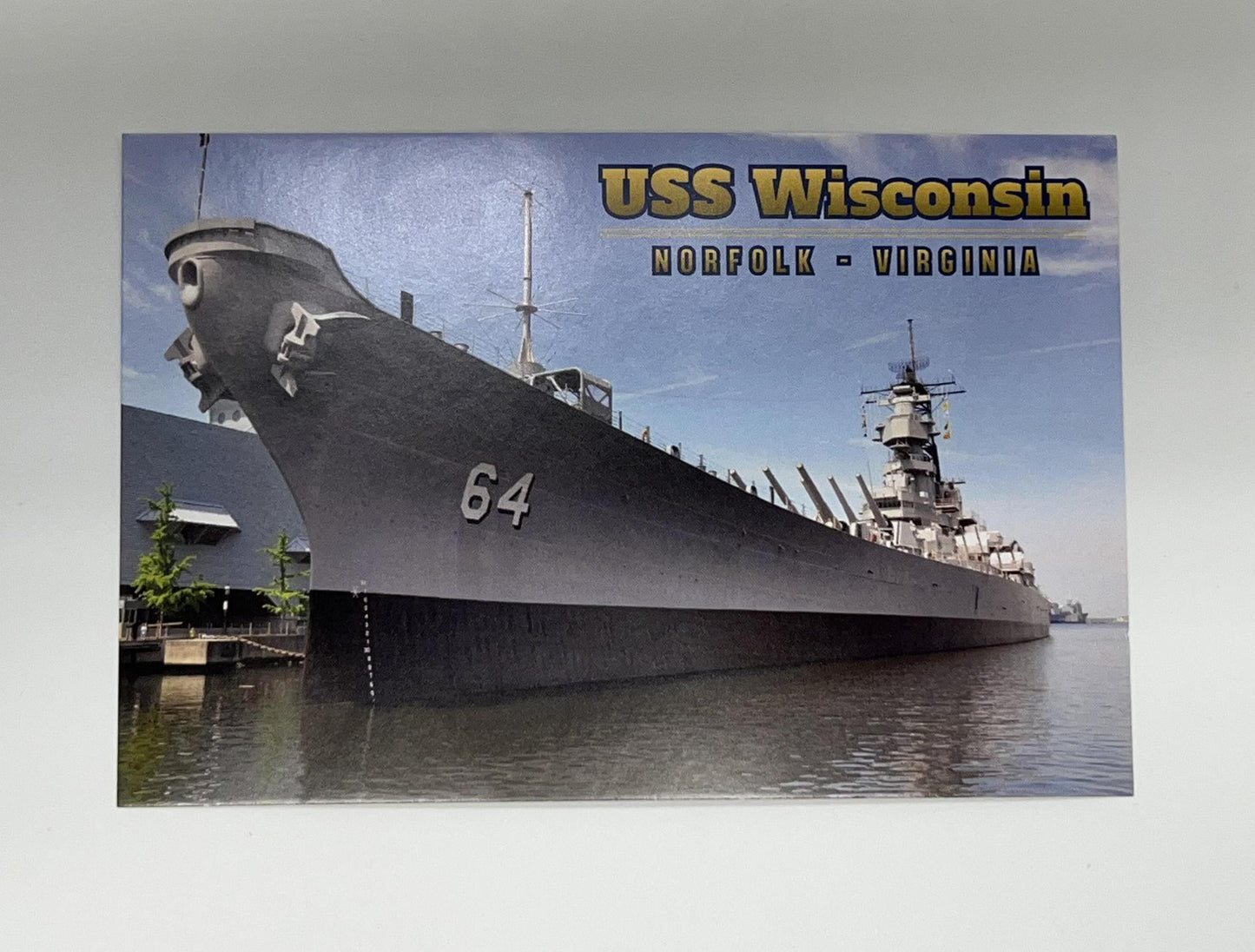 USS Wisconsin Postcard