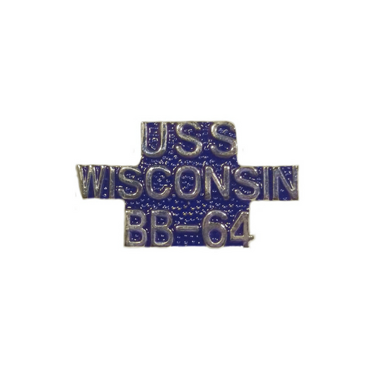 USS WI BB-64 Pin