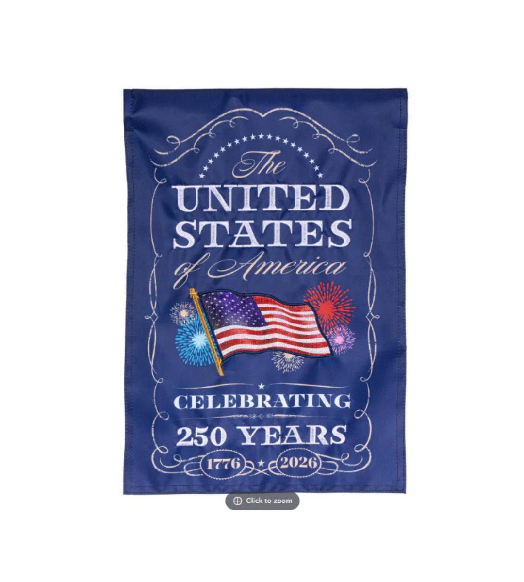 Garden Flag: 250th Applique