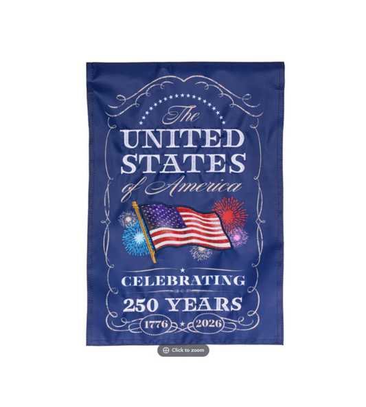 Garden Flag: 250th Applique