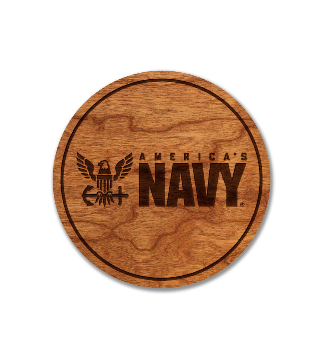 Military Wood Coaster Collection