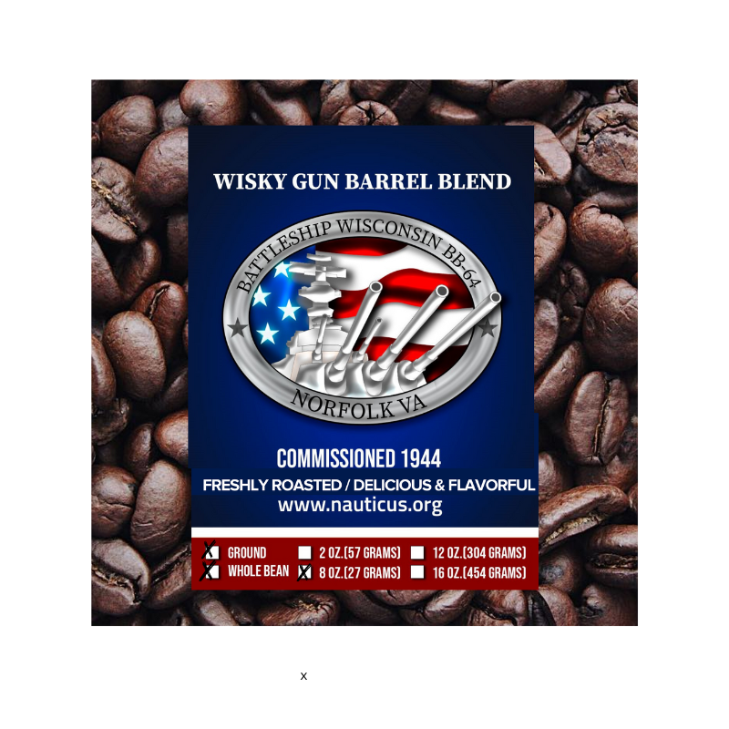 Wisky Gun Barrel Coffee-Ground