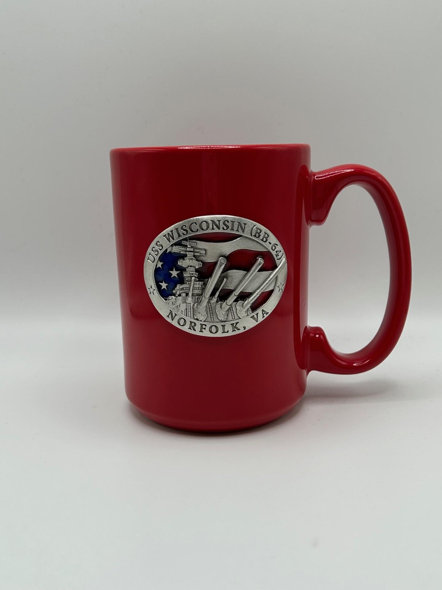 USS WI Medallion Mug Asst