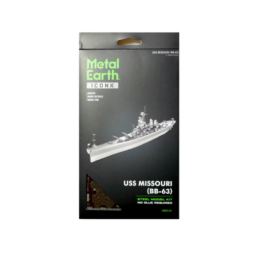 USS Missouri Metal Earth Model