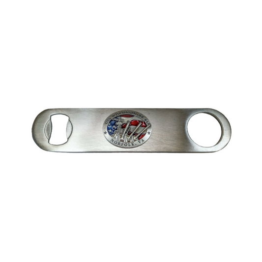 USS WI Medallion Bottleopener