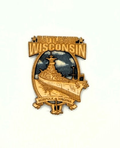 Battleship Wisconsin Magnet
