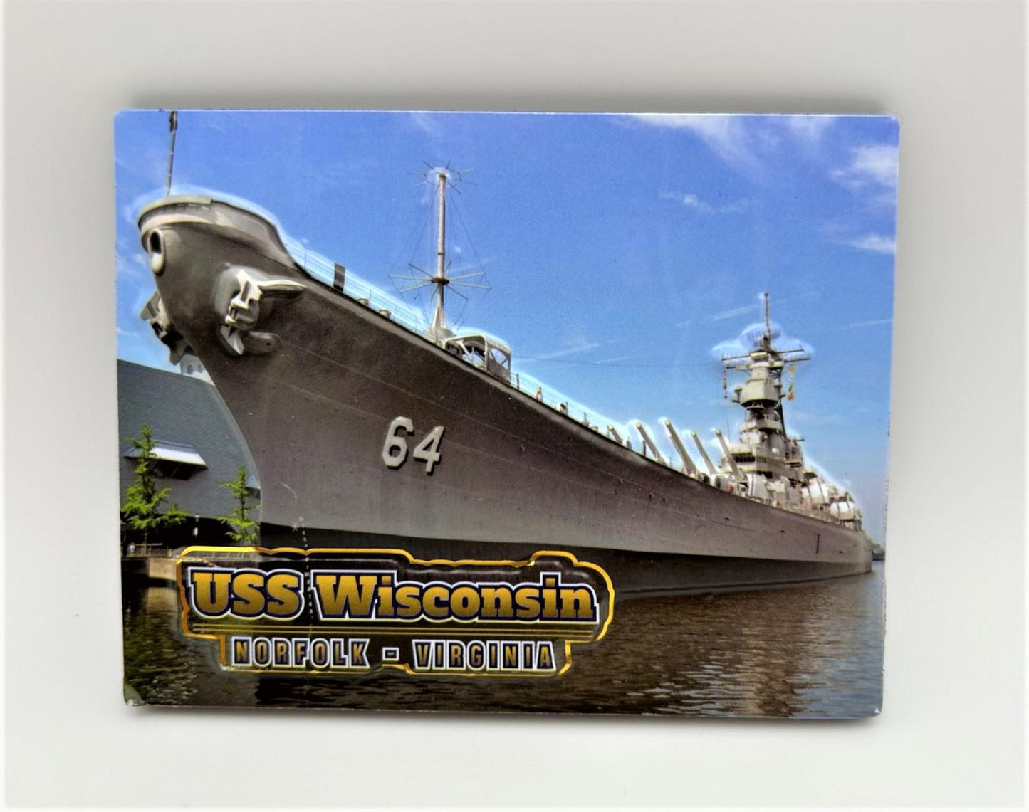 USS WI Popup Magnet