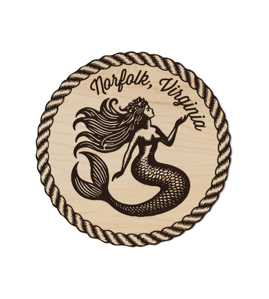 Norfolk Wood Coaster
