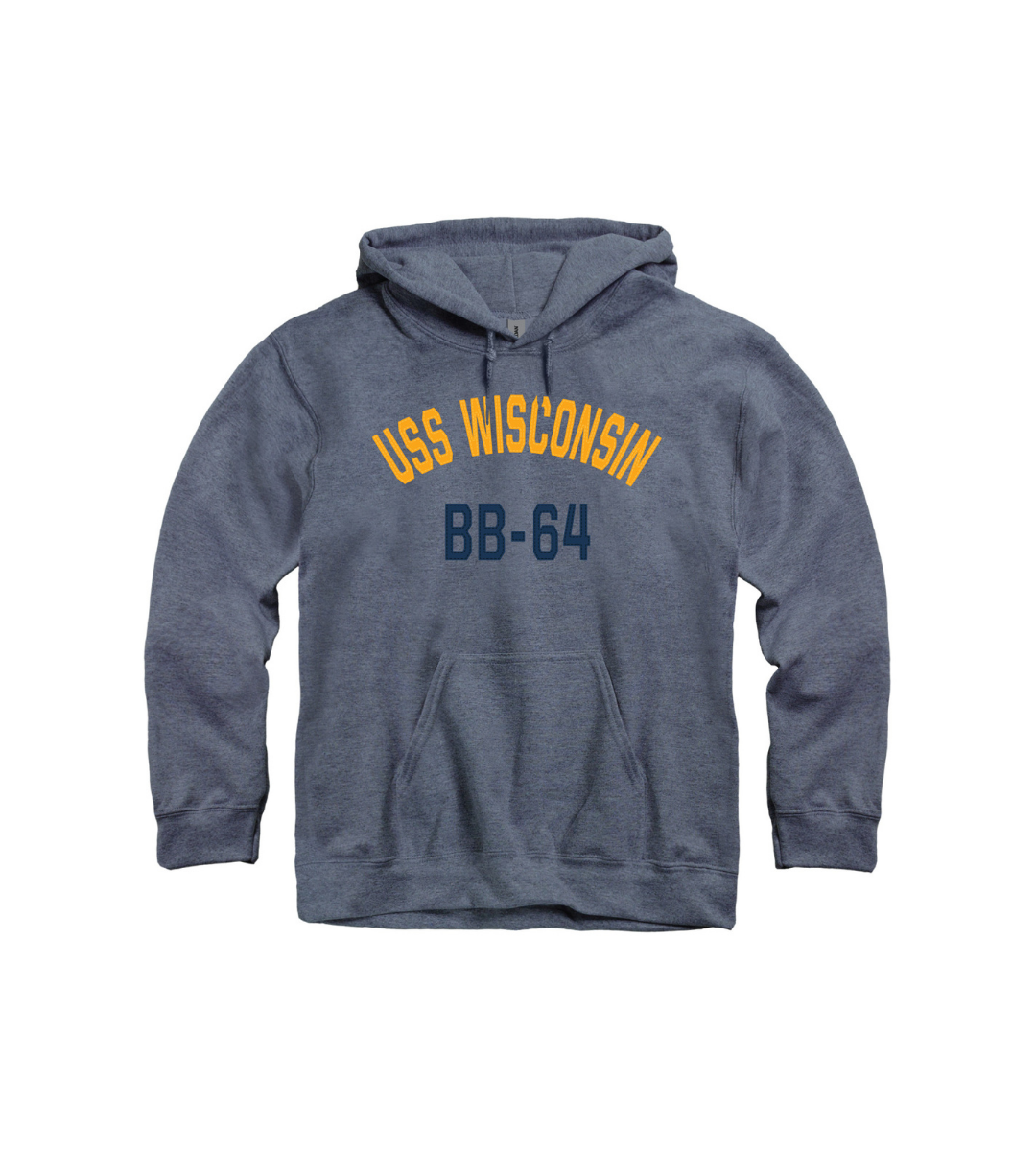 USS WI Applique Arch Hoodie