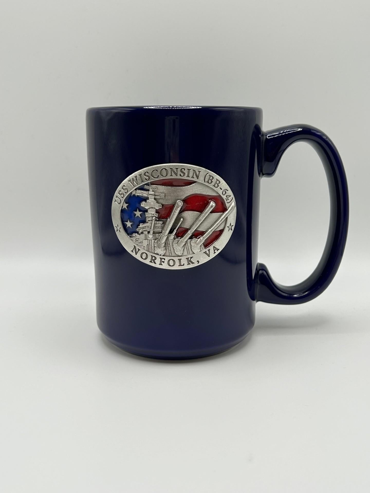 USS WI Medallion Mug Asst