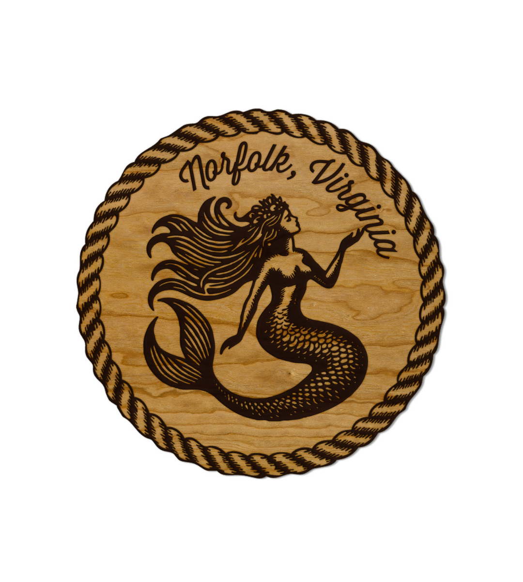 Norfolk Wood Coaster