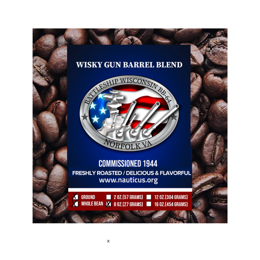 Wisky Gun Barrel Blend Coffee 8 oz. bag