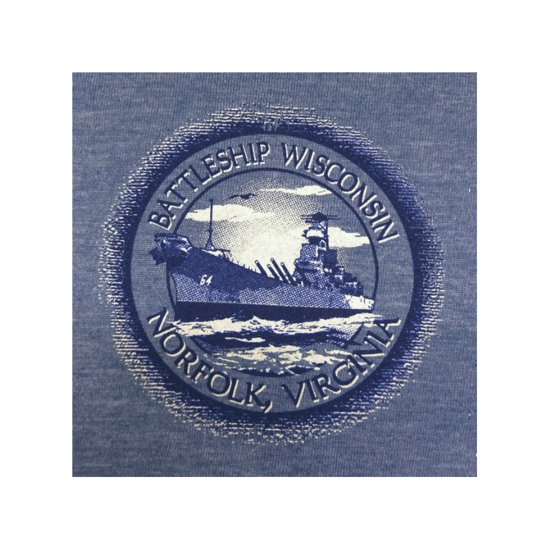 Battleship Wisky Blue T-shirt